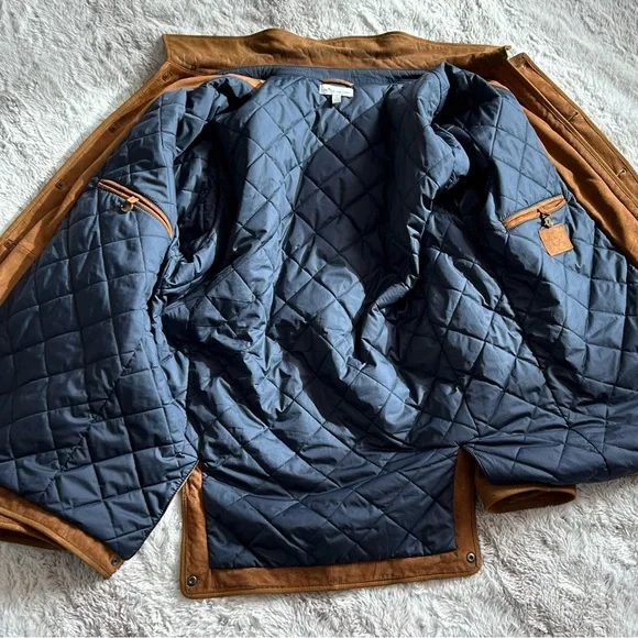 Peter Millar Goatskin suede field coat. - Picture 7 of 11